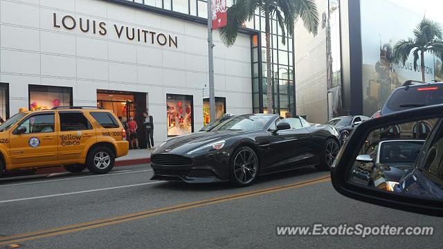 Aston Martin Vanquish spotted in Beverly Hills, California