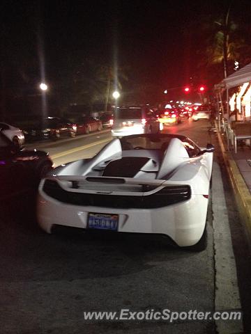 Mclaren MP4-12C spotted in South Beach, Florida