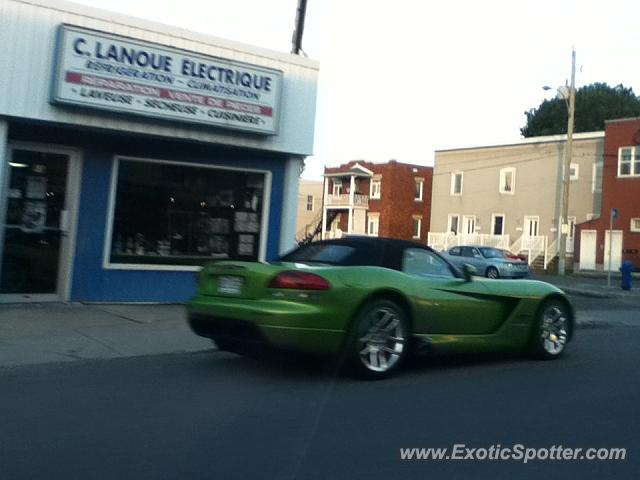 Dodge Viper spotted in Valleyfield, QC, Canada