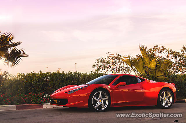 Ferrari 458 Italia spotted in Gahash, Israel