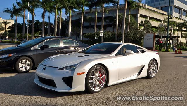 Lexus LFA spotted in Miami, Florida