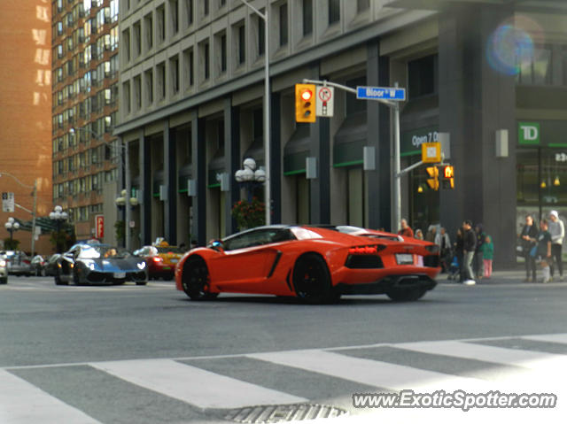 Lamborghini Aventador spotted in Toronto, Canada