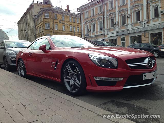 Mercedes SL 65 AMG spotted in Moscow, Russia