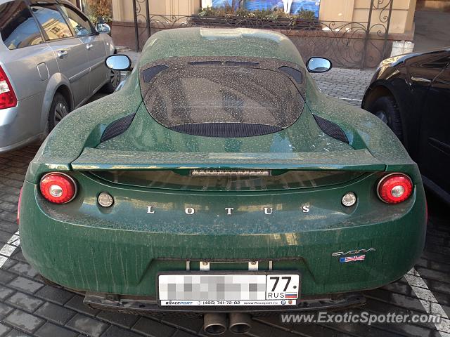 Lotus Evora spotted in Moscow, Russia
