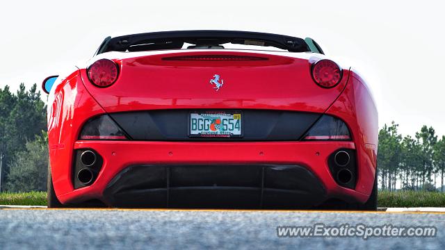 Ferrari California spotted in Jacksonville, Florida