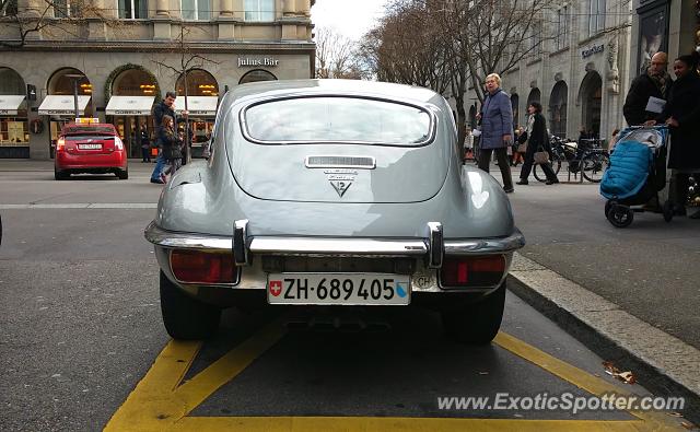 Jaguar E-Type spotted in Zurich, Switzerland