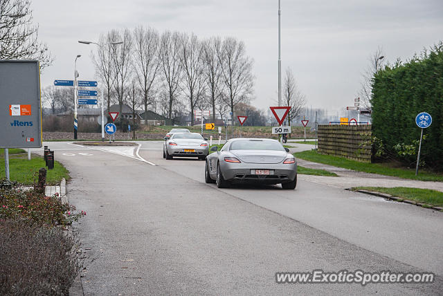 Mercedes SLS AMG spotted in Hoek, Netherlands