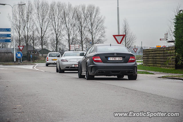 Mercedes SLS AMG spotted in Hoek, Netherlands