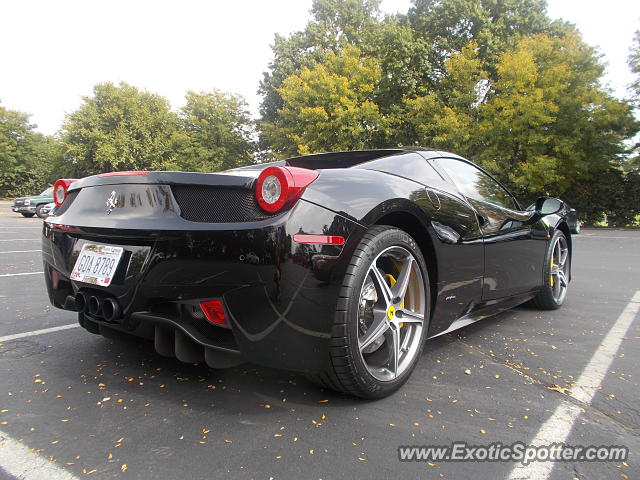 Ferrari 458 Italia spotted in Cincinnati, Ohio
