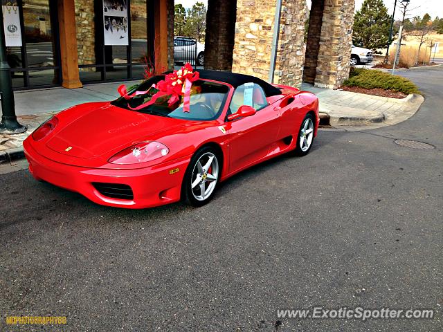 Ferrari 360 Modena spotted in Castle Pines, Colorado