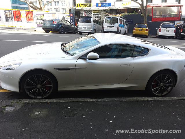 Aston Martin DB9 spotted in Auckland Central, New Zealand