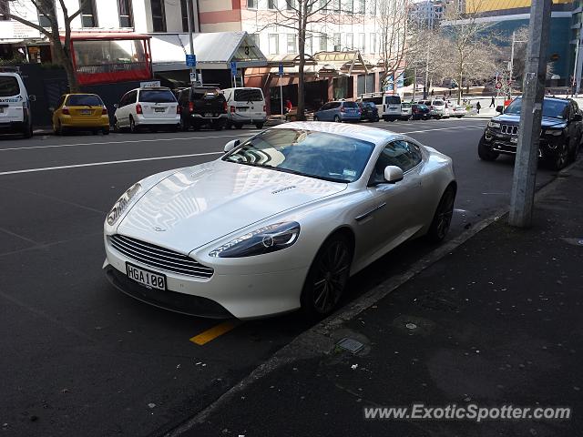 Aston Martin DB9 spotted in Auckland Central, New Zealand