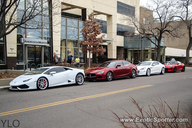 Lamborghini Huracan spotted in Cherry Creek, Colorado