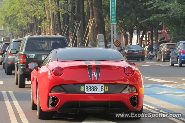 Ferrari California spotted in Taichung, Taiwan
