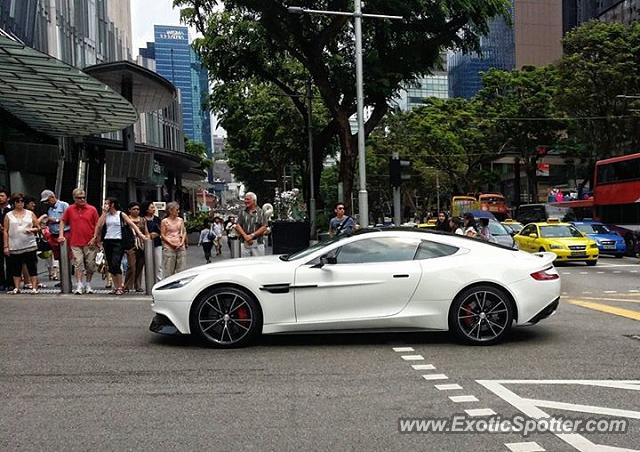 Aston Martin Vanquish spotted in Singapore, Singapore