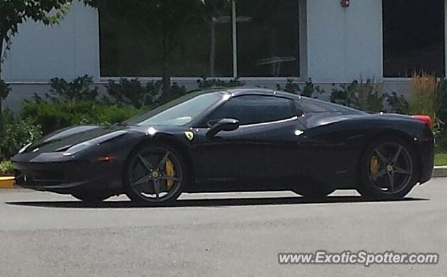 Ferrari 458 Italia spotted in Mountainside, New Jersey