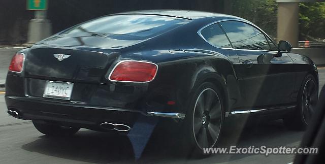 Bentley Continental spotted in Route 1, New Jersey