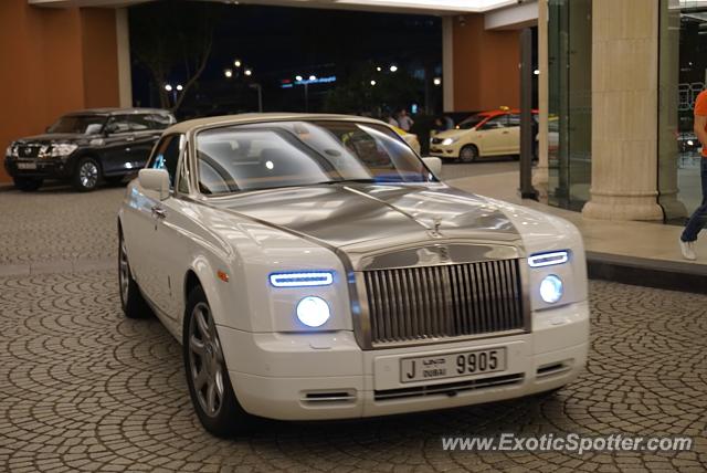 Rolls Royce Phantom spotted in Dubai, United Arab Emirates