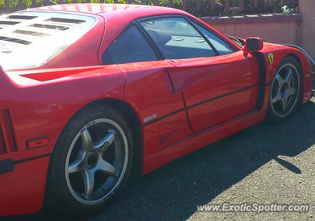 Ferrari F40 spotted in Mountainside, New Jersey