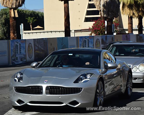 Fisker Karma spotted in Palm Springs, California