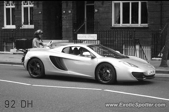 Mclaren MP4-12C spotted in London, United Kingdom