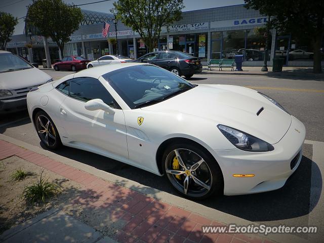 Ferrari California spotted in Cedarhurst, New York