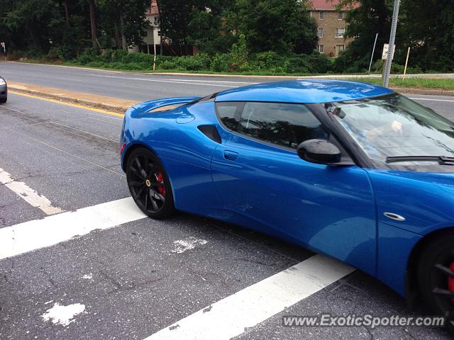 Lotus Evora spotted in Bethesda, Maryland