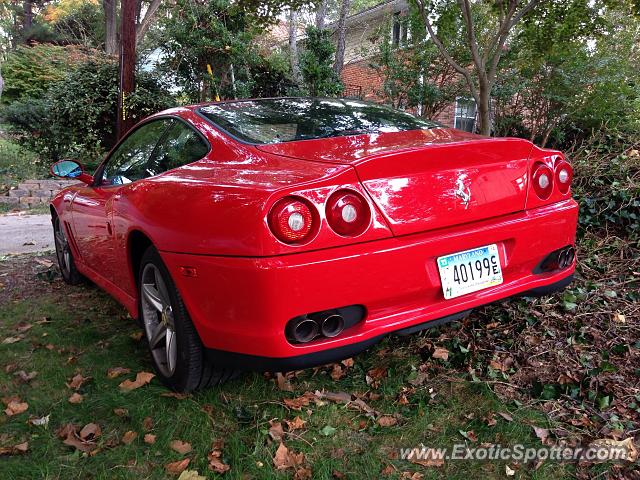 Ferrari 575M spotted in Bethesda, Maryland