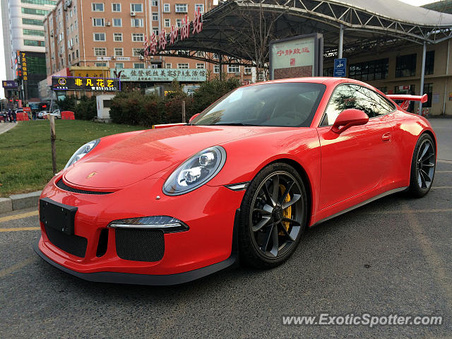 Porsche 911 GT3 spotted in Qingdao, China