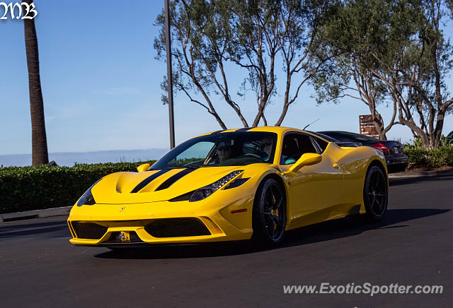 Ferrari 458 Italia spotted in Newport Beach, California