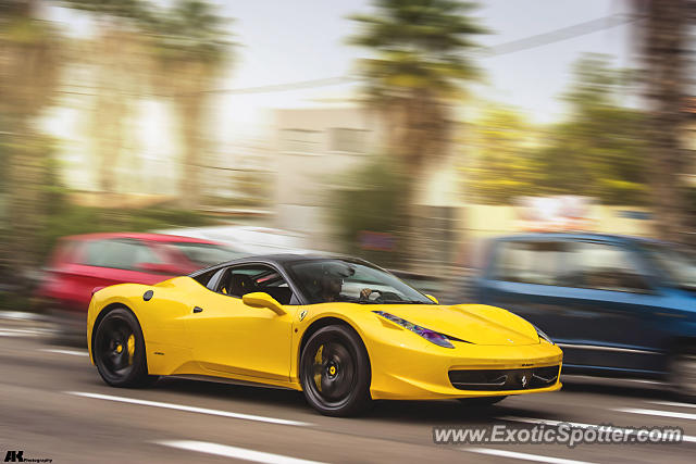 Ferrari 458 Italia spotted in Tel Aviv, Israel