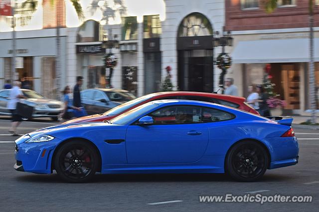 Jaguar XKR-S spotted in Beverly Hills, California