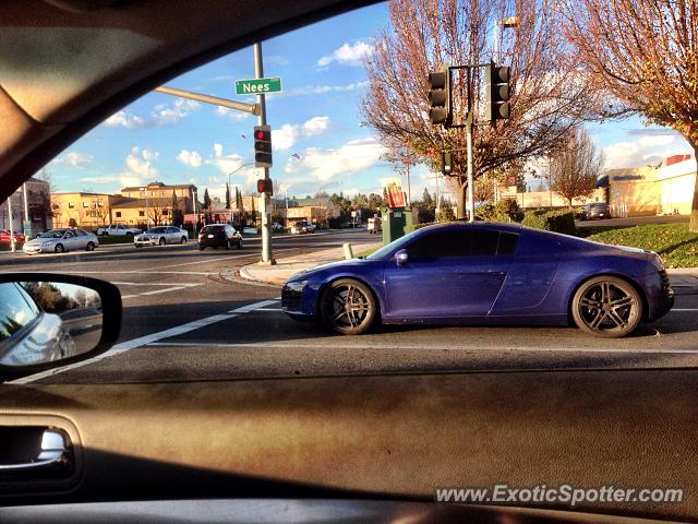 Audi R8 spotted in Fresno, California