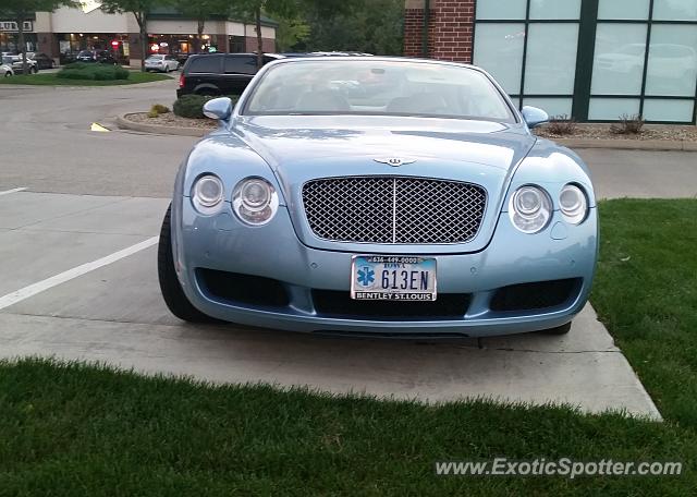 Bentley Continental spotted in Cedar Rapids, Iowa