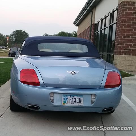 Bentley Continental spotted in Cedar Rapids, Iowa
