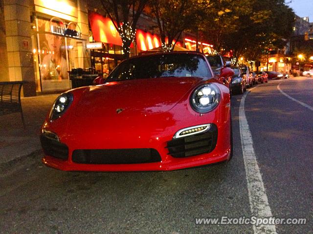 Porsche 911 Turbo spotted in Bethesda, Maryland