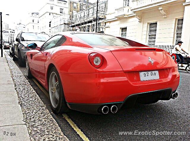 Ferrari 599GTB spotted in London, United Kingdom