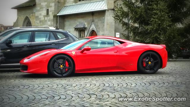 Ferrari 458 Italia spotted in Zurich, Switzerland