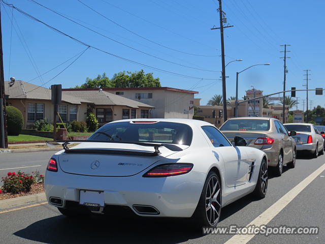 Mercedes SLS AMG spotted in Rosemead, California