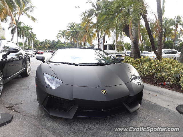 Lamborghini Aventador spotted in Aventura, Florida