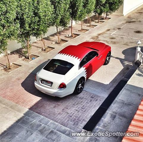 Rolls Royce Wraith spotted in Doha, Qatar