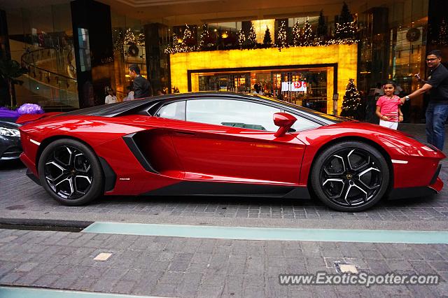 Lamborghini Aventador spotted in Kuala Lumpur, Malaysia