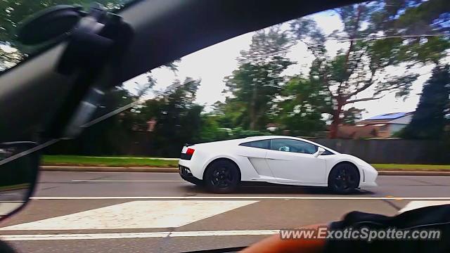 Lamborghini Gallardo spotted in Sydney, Australia