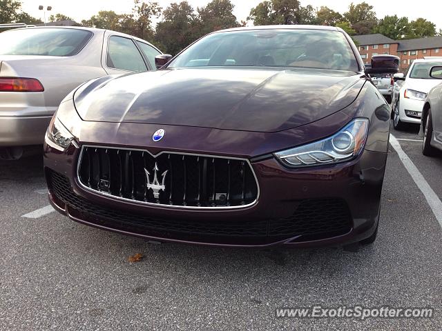 Maserati Ghibli spotted in Bethesda, Maryland