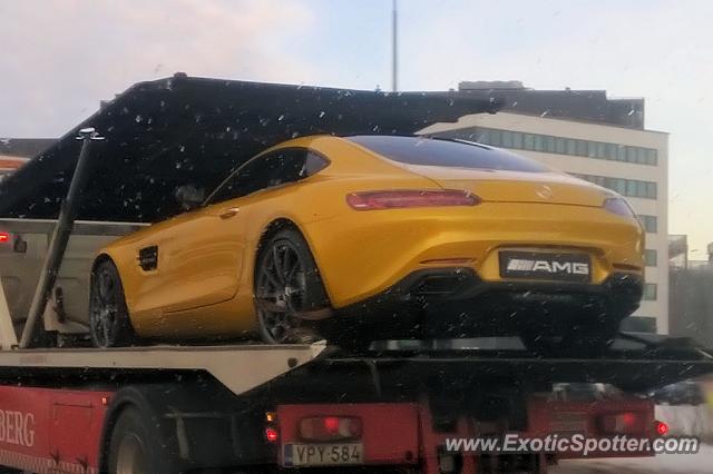 Mercedes SLS AMG spotted in Vantaa, Finland