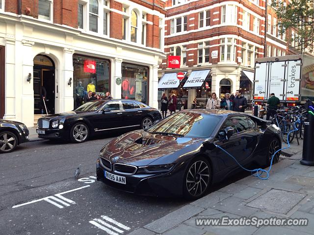 BMW I8 spotted in London, United Kingdom