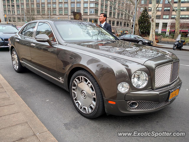 Bentley Mulsanne spotted in Manhattan, New York