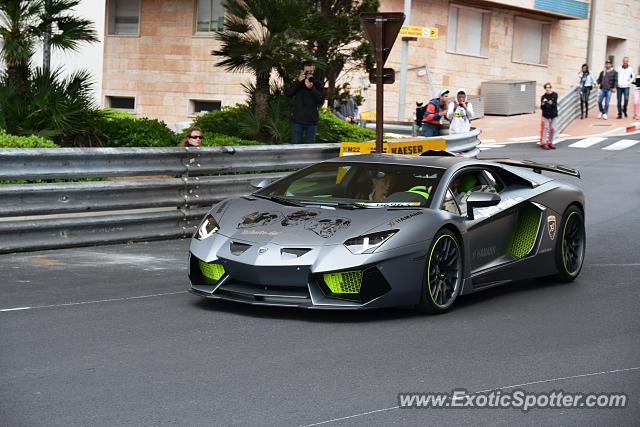 Lamborghini Aventador spotted in Monte Carlo, Monaco