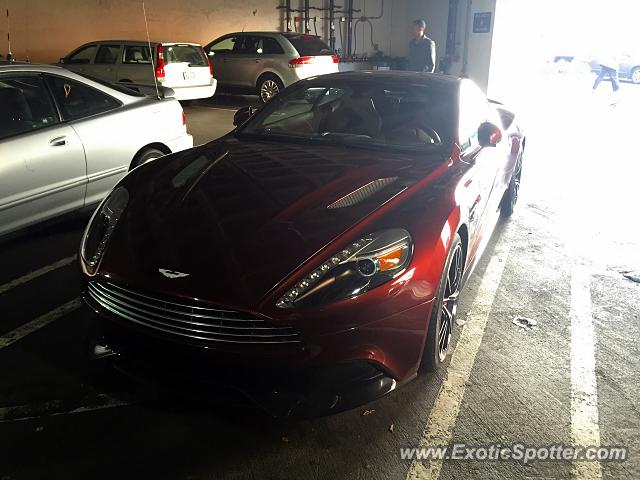 Aston Martin Vanquish spotted in San Mateo, California