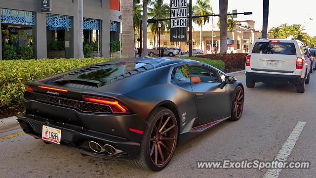 Lamborghini Huracan spotted in Miami, Florida